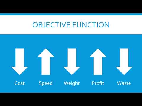 Introduction To Optimization: Objective Functions and Decision Variables