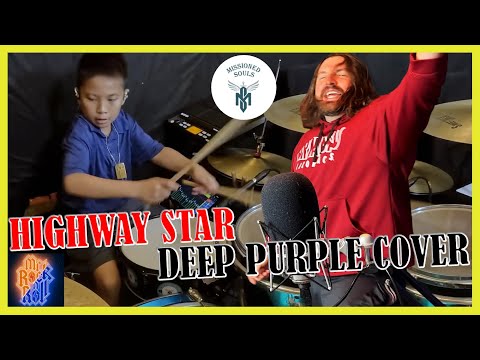 This Kid!! | HIGHWAY STAR by Deep Purple | Missioned Souls Cover | REACTION
