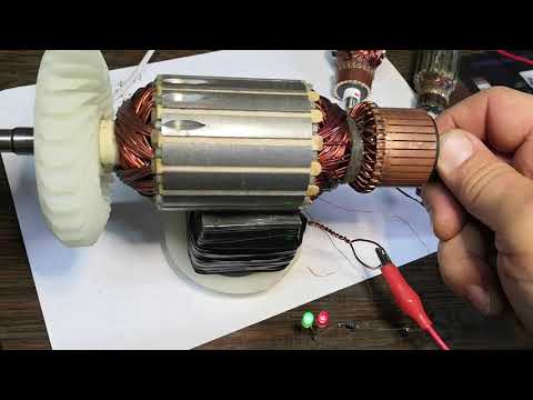 Детектор короткозамкнутых витков для роторов коллекторных двигателей 2 серия. Реальные испытания.
