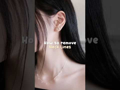 How to remove Neck Lines naturally at home #beautytips #glowuptips #beautyhacks #selfcare #shorts