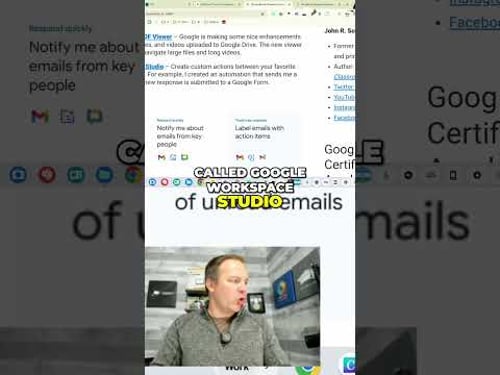Google Workspace Studio: AI Automations (No Code Required)