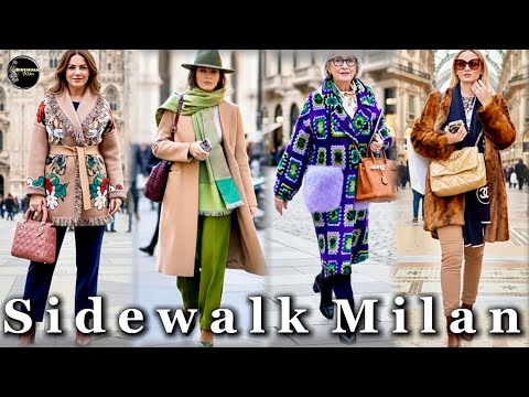 Milan November’s Fashionable Winter 2025 👜👢👒 Italy’s Street Style Best Outfit For Cold Weather 🇮🇹
