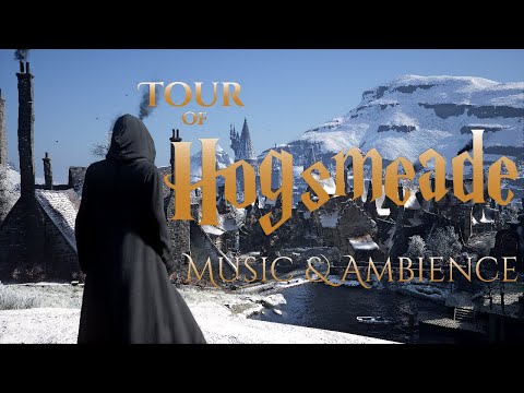 Hogsmeade Shops and Taverns in Winter | Harry Potter Cinematic Ambience