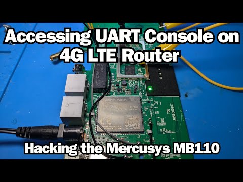 Accessing UART Console on 4G LTE Router - Hacking the Mercusys MB110