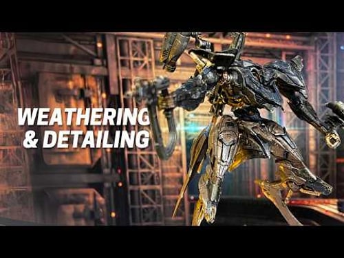 Customizing Gunpla for Beginners - I tried weathering and detailing for the first time.