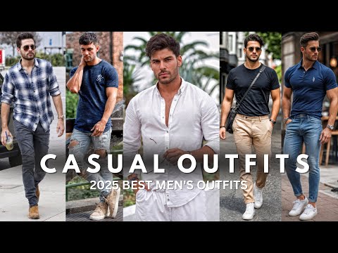 Best Casual Outfits For Men | Summer Outfit Ideas For Men 2025 | Latest Men's Fashion Ideas