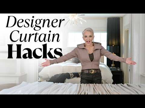 How to Select & Hang Curtains Like a Pro | Budget Interior Design Hacks