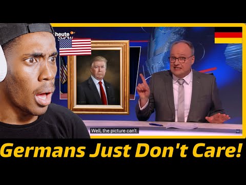 American Reacts to German TV Making Fun of Donald Trump