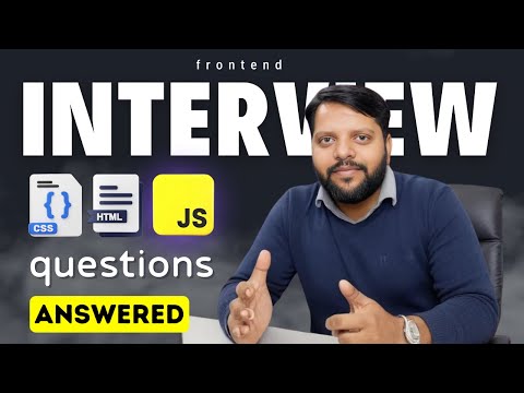 Top HTML, CSS, JavaScript Interview Questions answered for Frontend Developers! π#frontend
