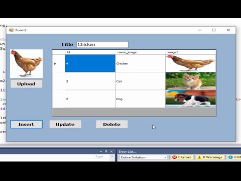 c# tutorial for beginners: How to store images update and delete in sql database with code