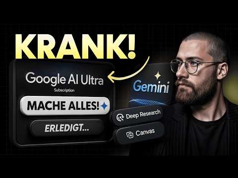 Heftig: Gemini SCHLÄGT ChatGPT! 15 Unfassbare Beispiele & Use Cases (DeepResearch, Mariner, uvm.)
