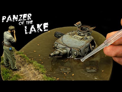 Panzer Of The Lake - Epoxy Resin Water Diorama