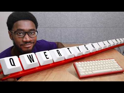 I Built Google's 'Single-File' Keyboard
