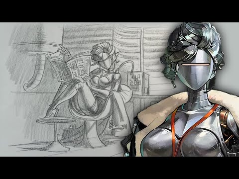 How to Draw a SCI-FI Robot Character