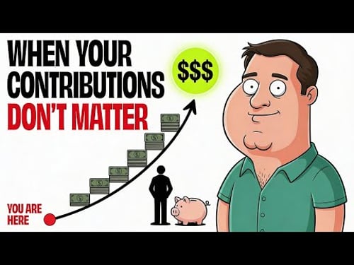The EXACT Moment You No Longer Need To Invest For Retirement - When Contributions Dont Matter!