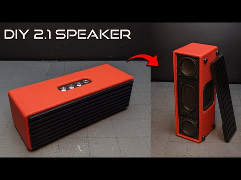 From PVC to a Powerful 2.1 Bluetooth Speaker!