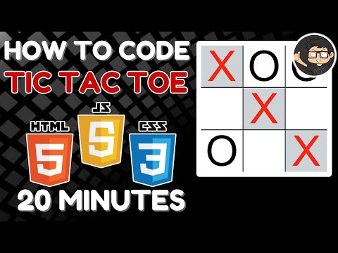 Code Tic Tac Toe Game in JavaScript HTML CSS