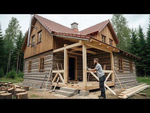 Building and Renovating Our Dream Off-Grid Log Cabin in 2 Years