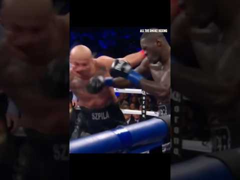 10 years ago, Deontay Wilder viciously stopped Artur Szpilka to retain the WBC heavyweight title 🤯