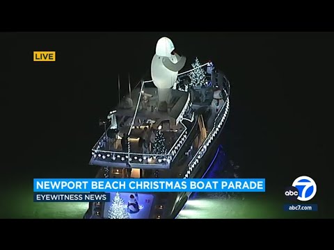 Newport Beach Boat Parade lights up the harbor