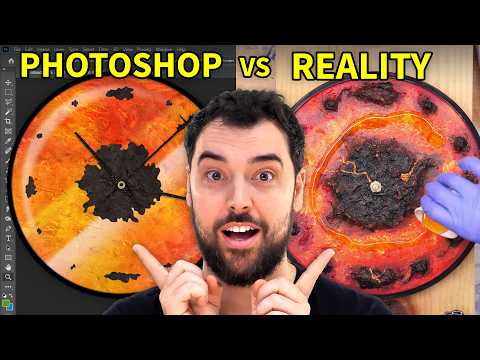 DIY Lava Resin Clock (that glows!)