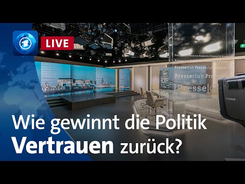 Regierung ohne Vertrauen – Wie gelingt der Aufbruch? | Presseclub live