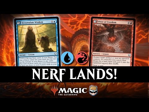 Not JUST Izzet Lessons but land DESTRUCTION! | Standard MTG Arena