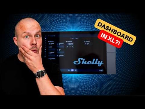 Shelly Wall Display XL ausprobiert - Taug es für Home Assistant Dashboards?