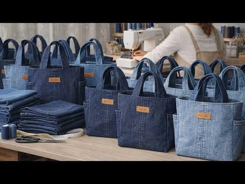 🧵 Bag from old jeans in 30 minutes | It couldn't be easier