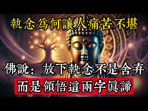 執念為何讓人痛苦不堪?佛說:放下執念不是捨棄,而是領悟這兩字真諦!#佛學 #禪宗 #佛教哲學 #佛教經典