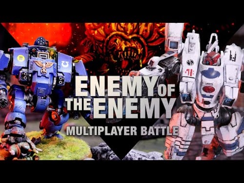 T'au vs Ultramarines vs ? in a Three Player Warhammer 40k battle