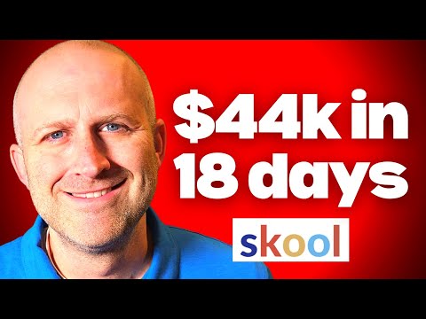 $44K in 18 days using Skool.com (no sales calls or paid ads)