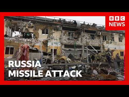 Russia launches ballistic missile attack on Ukraine | BBC News