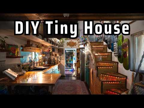 Couple Built an AMAZING Tiny House with Recycled Materials for $47k!