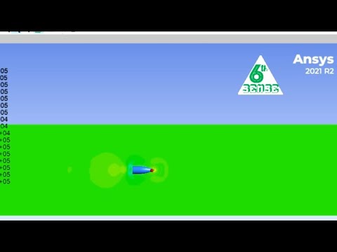 Overset Mesh Example for Bullet Motion in ANSYS Fluent