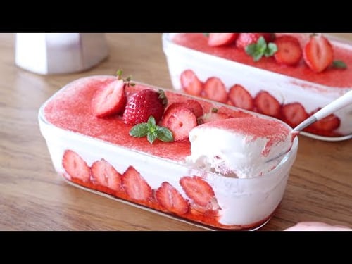 オーブンなし!10分で食べれる簡単いちごティラミスの作り方