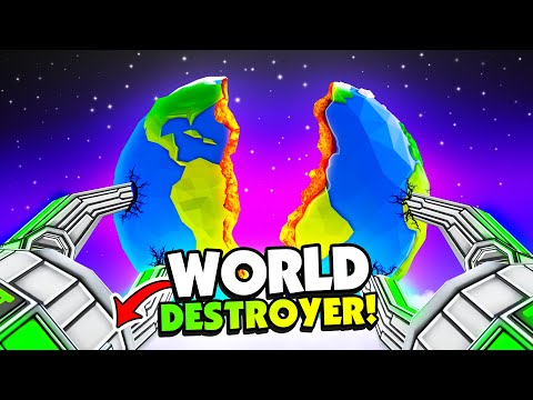 I Became a WORLD Destroying Robot in VR - Block Buster VR