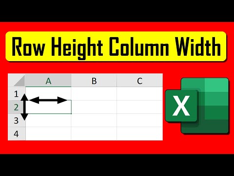 How to Change Row Height and Column Width in Excel (Adjust Cell Size Easily)