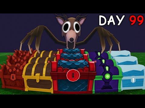 Using Only Chests to Survive 99 Nights in the Forest