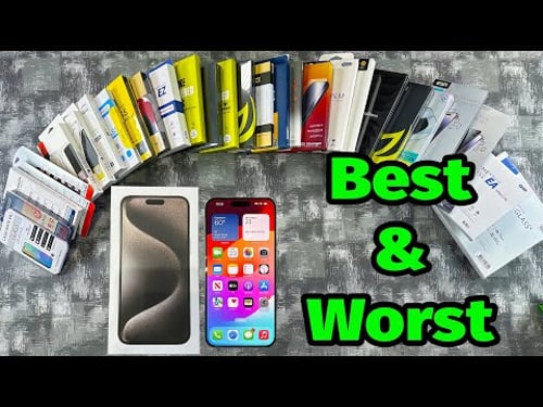 Best And Worst Screen Protectors for Apple iPhone 15 Pro Max