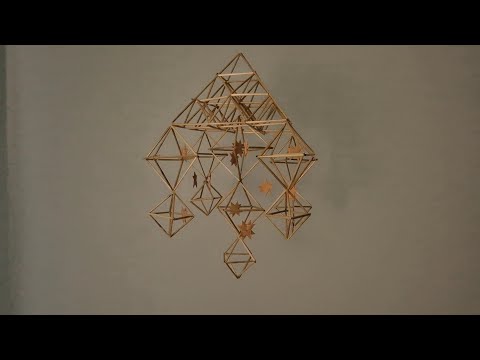 Christmas decor using straw. Straw spider