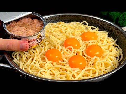 Tuna pasta with eggs - the poor man's meal that's actually incredible.