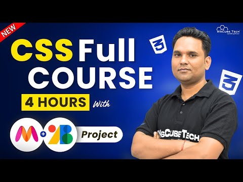 CSS Full COURSE for Beginners in 4 HOURS | Learn CSS in 2025 with Practical🔥
