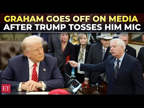 ‘You're playing like Biden didn't exist’: Sen Graham rips media at Trump event over ICE question
