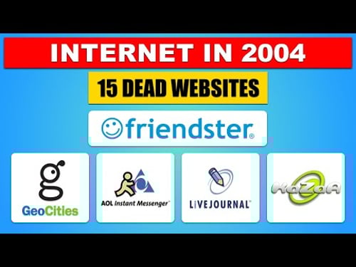 The Internet in 2004: 15 Websites Everyone Used (That Don't Exist Anymore)
