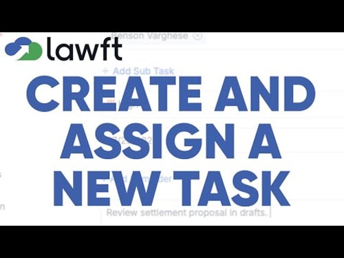 How to Create and Assign a New Task