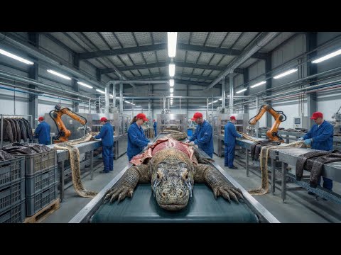 Inside a Modern Komodo Leather Factory: From Komodo to Luxury Jacket (Full Process)
