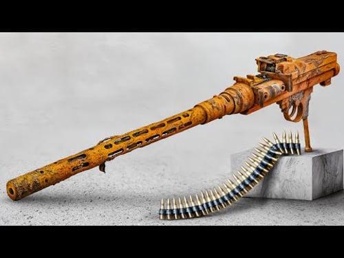 MG-81 Rusted to Restored | Antique Machine Gun Project