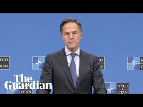 NATO secretary general Rutte holds news conference – watch live
