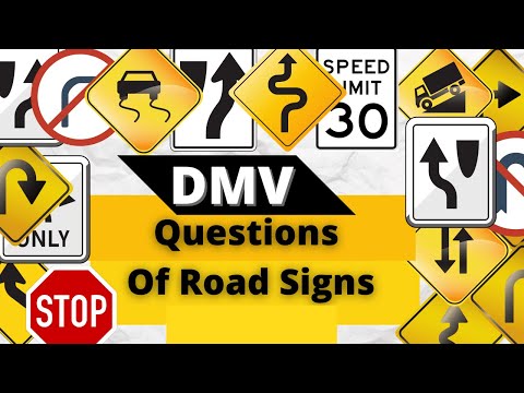 DMV Road Signs Test - Road Signs Practice permit Test